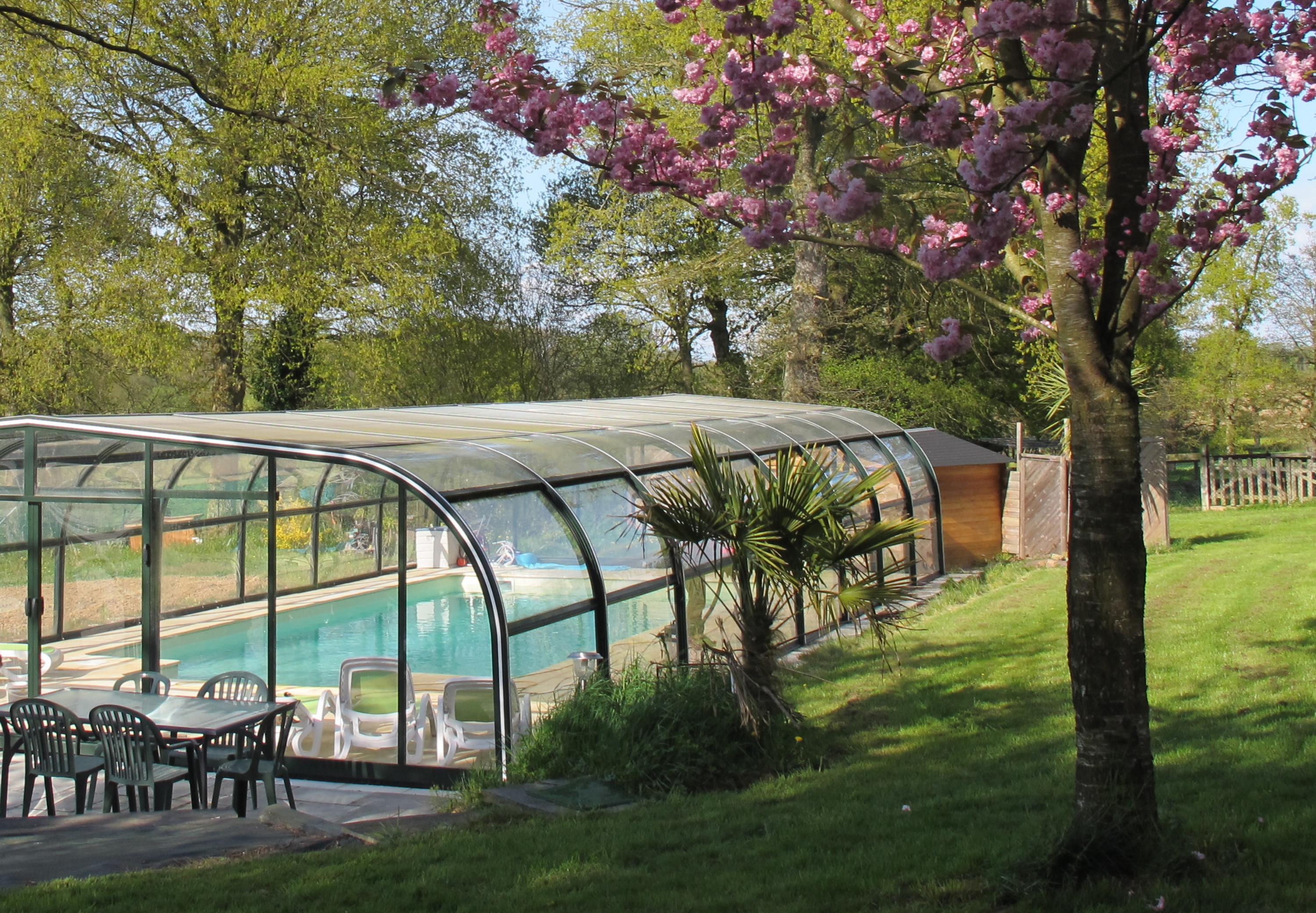 La piscine chauffée